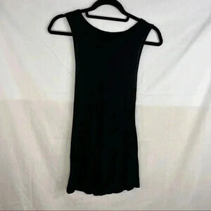 RELIGION Clothing UK Womens 100% Rayon Black Racerback Tank Top Sz M/12 Grunge